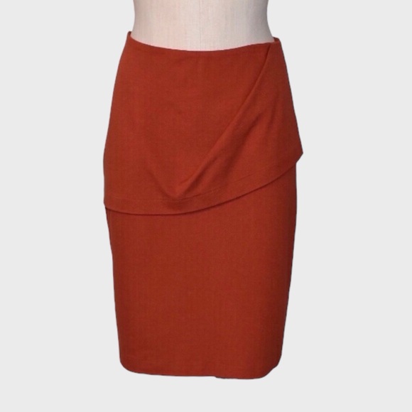 CAbi Dresses & Skirts - CAbi 3099 Ponte Knit Overlay‎ Pencil Skirt